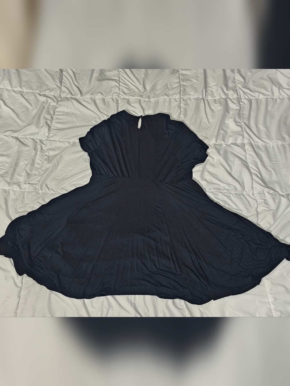 Torrid Black Dress With White Collar - Picture 5 of 5
